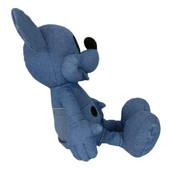 Disney AE Mickey Mouse Blue Denim Special Edition Plush Toy Stuffed Animal - Picture 3 of 9